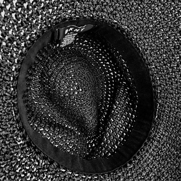 DKNY Wide Brim Paper Yarn Summer Hat - Picture 5 of 7